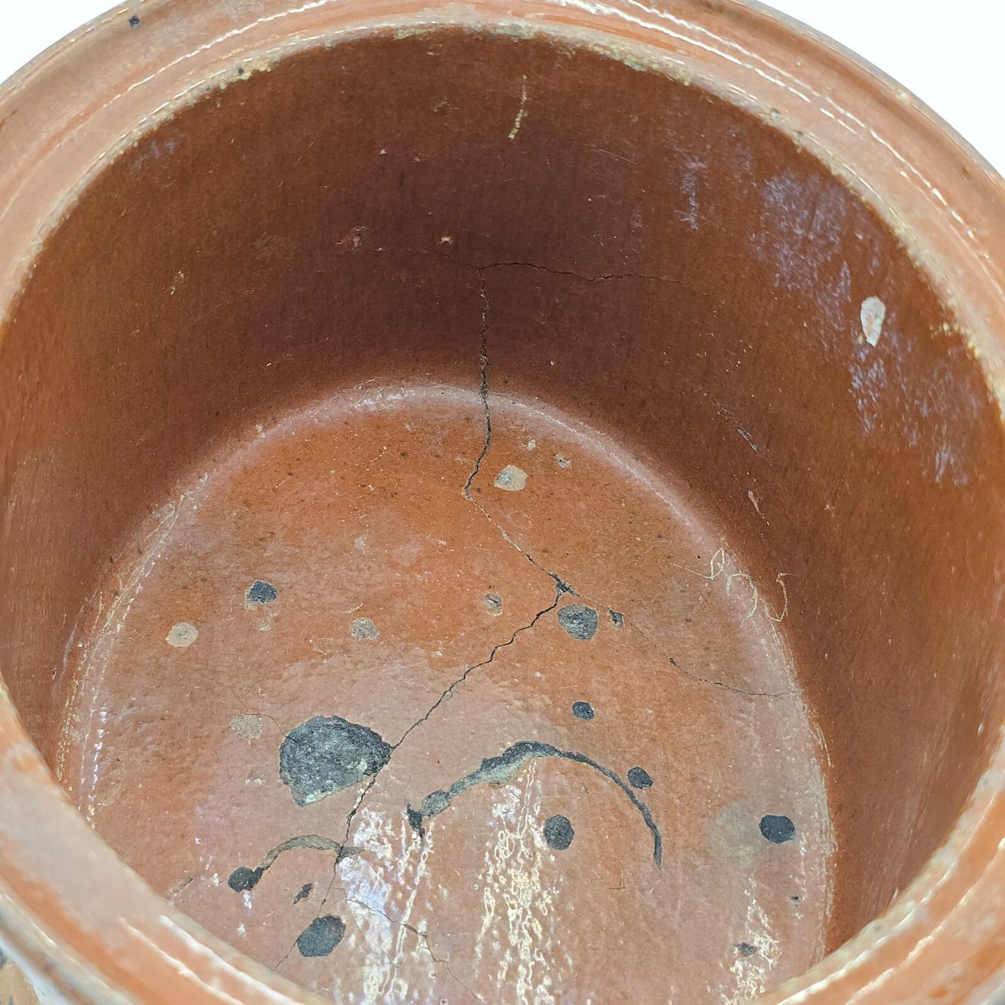 Vintage/Antique French Terracotta/Redware Tureen w/o Lid