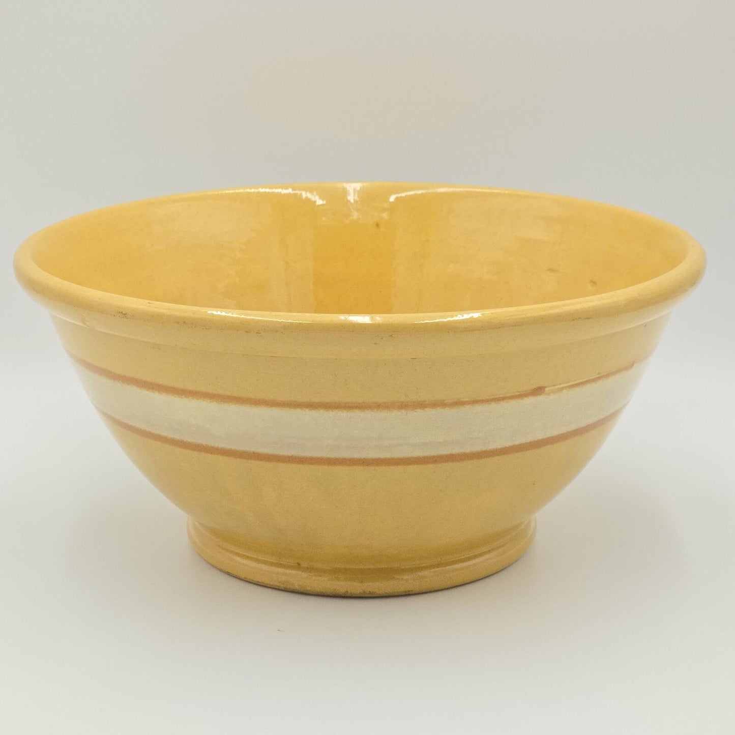 Antique Yellow Ware Mixing Bowl