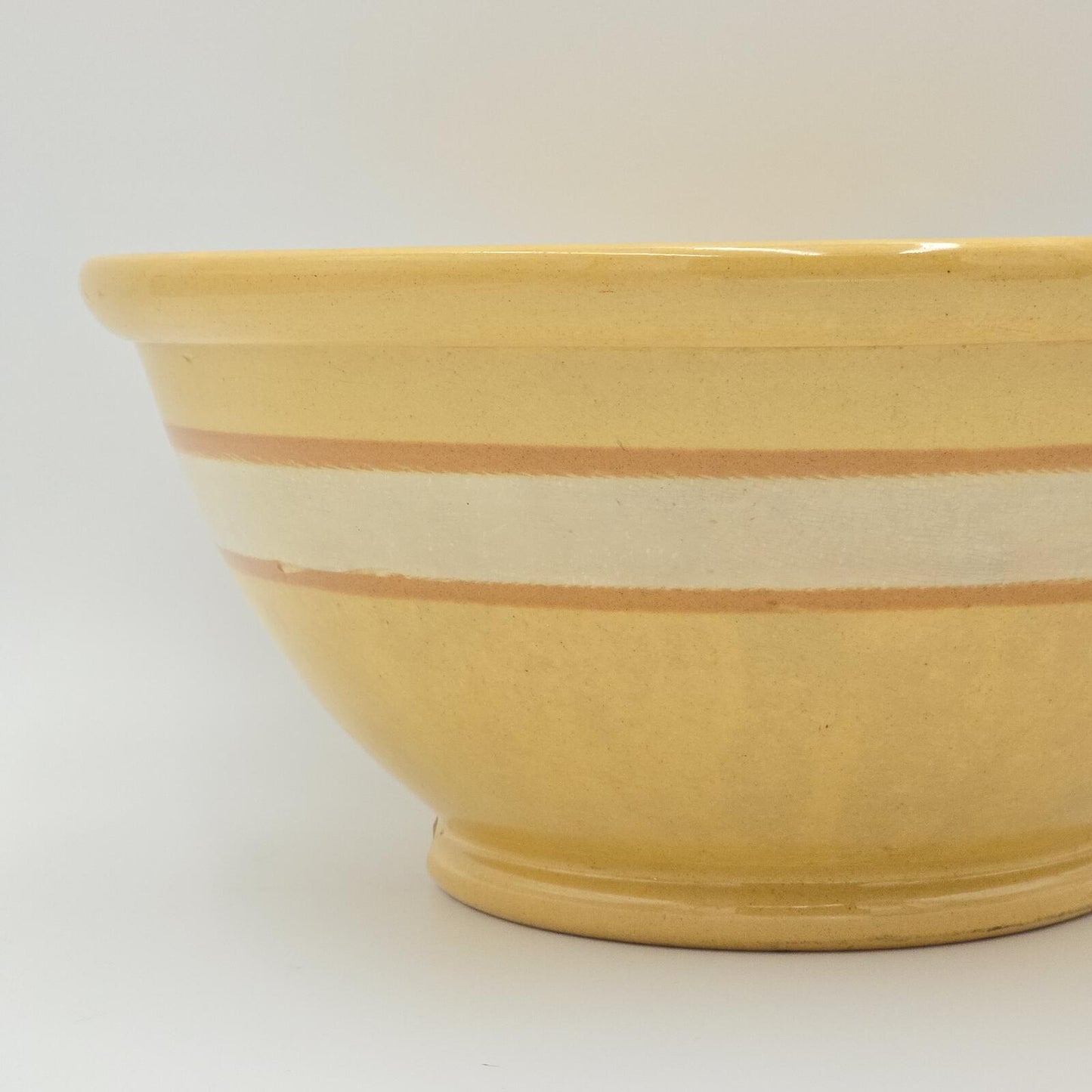 Antique Yellow Ware Mixing Bowl
