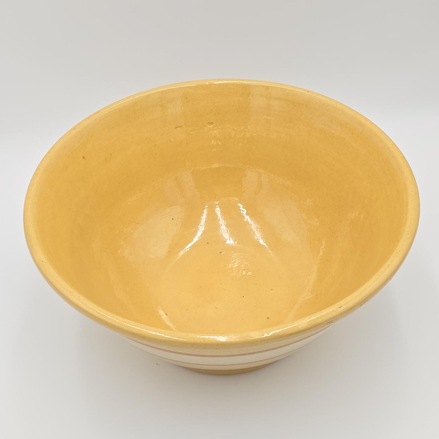 Antique Yellow Ware Mixing Bowl