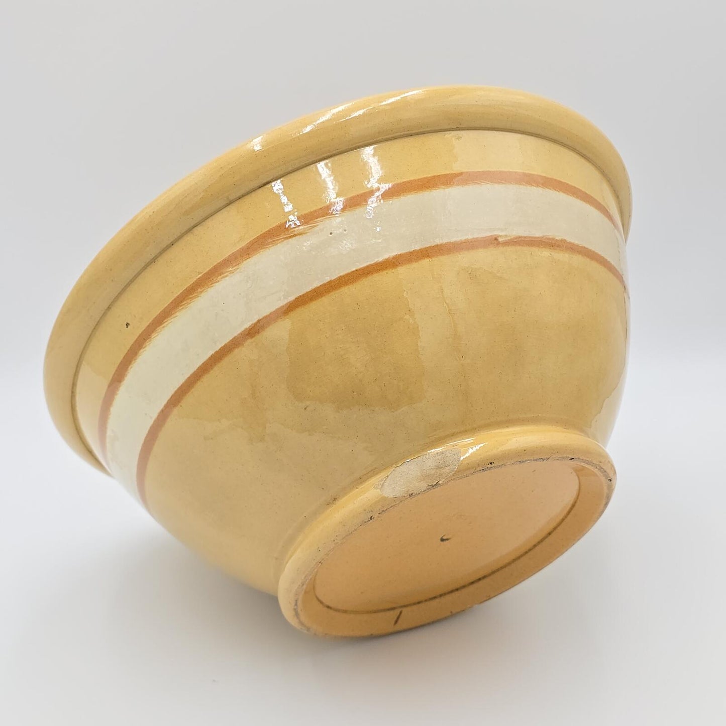 Antique Yellow Ware Mixing Bowl