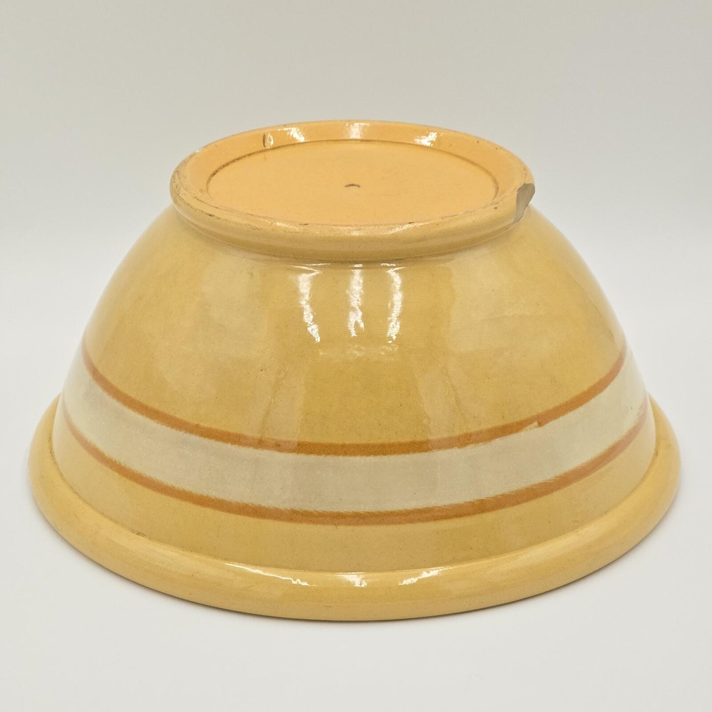 Antique Yellow Ware Mixing Bowl