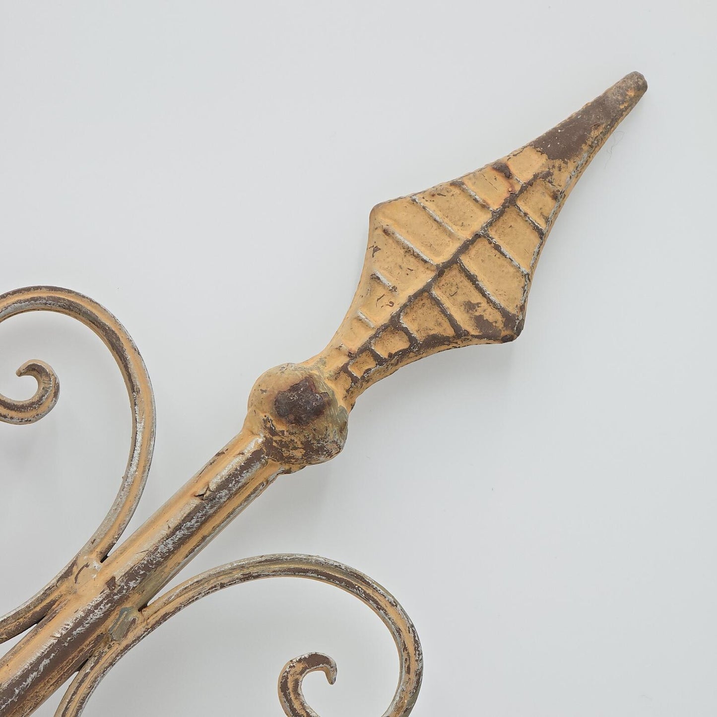 Vintage Fleur De Lis/Cross Metal Wall Art