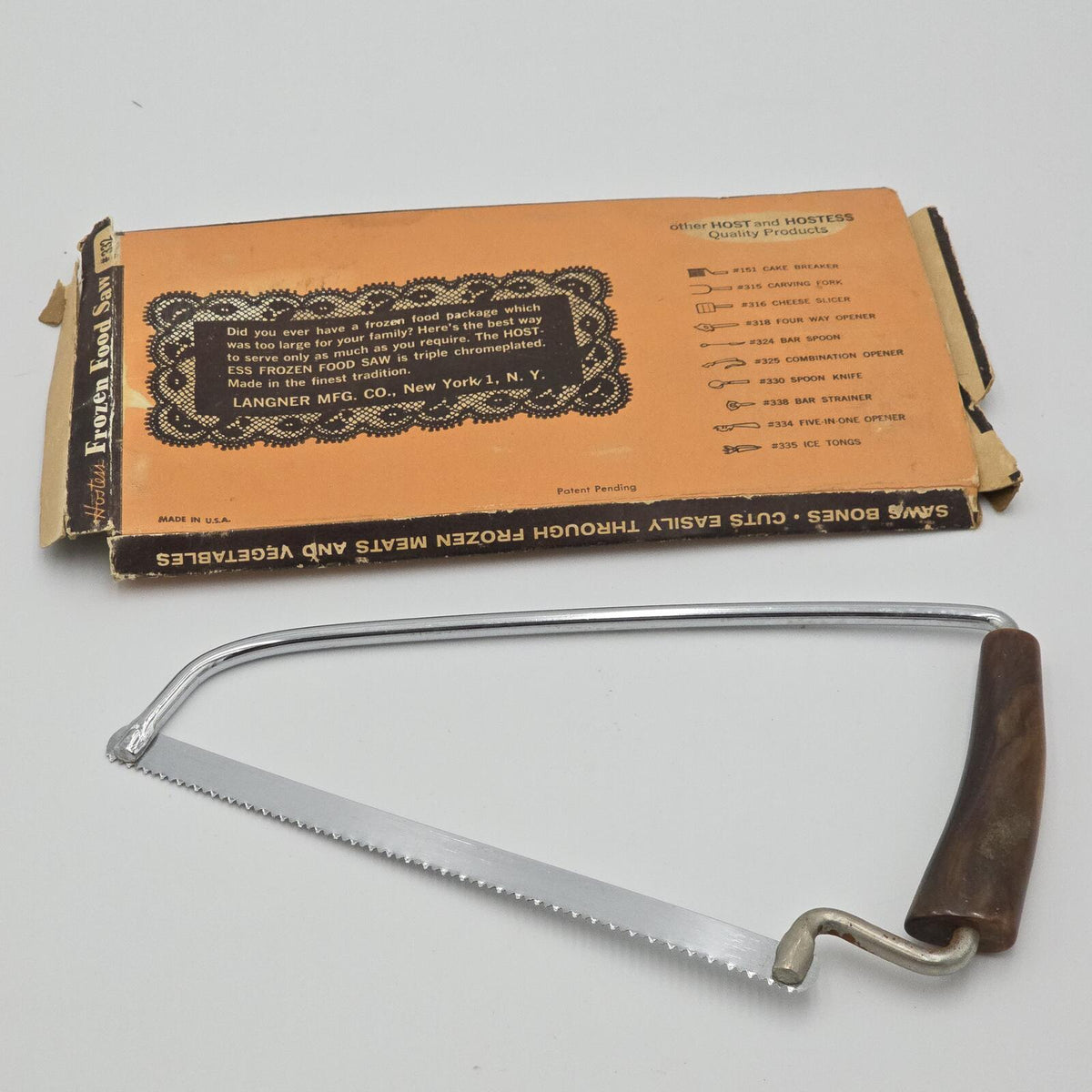Vintage Hostess Frozen Food Saw