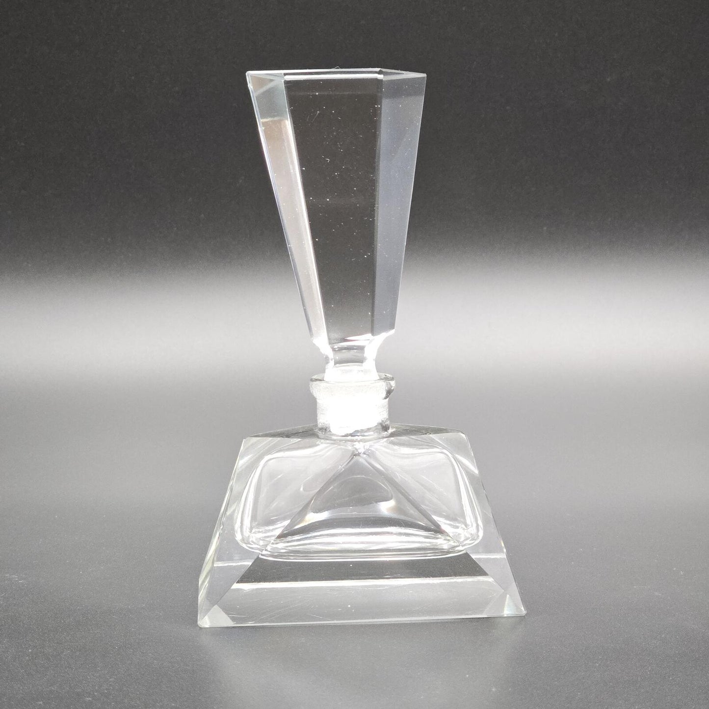 Vintage Art Deco Crystal Perfume Bottle