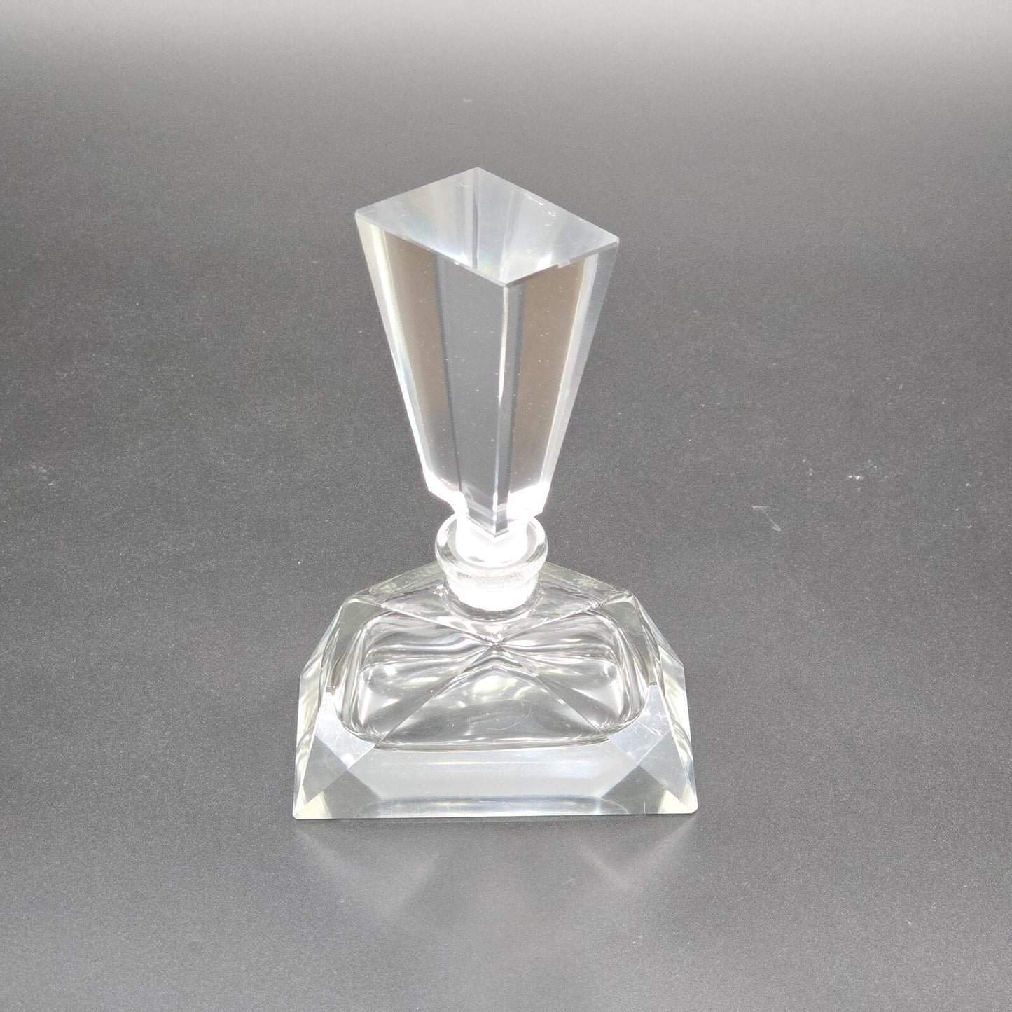 Vintage Art Deco Crystal Perfume Bottle
