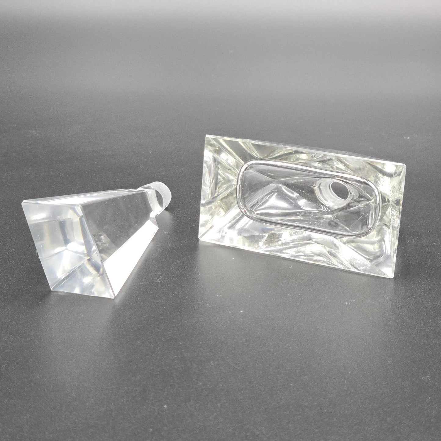 Vintage Art Deco Crystal Perfume Bottle