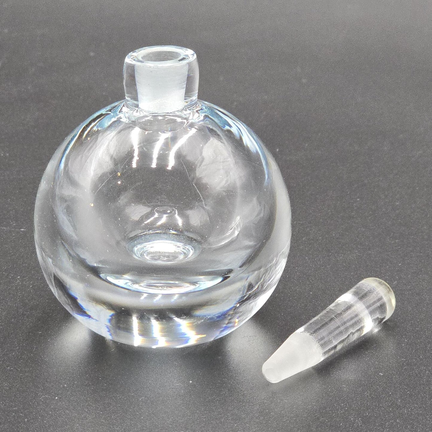 Vintage Orrefors Style Crystal Perfume Bottle