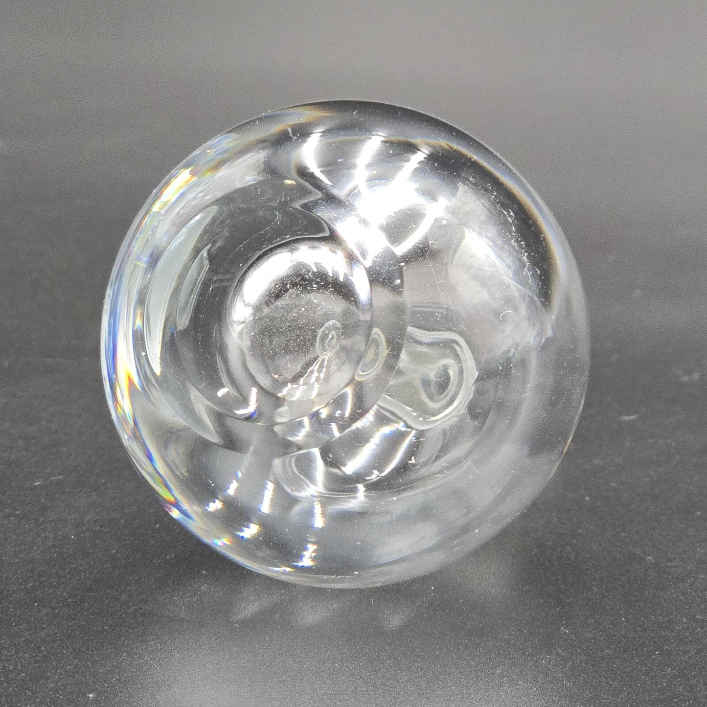 Vintage Orrefors Style Crystal Perfume Bottle