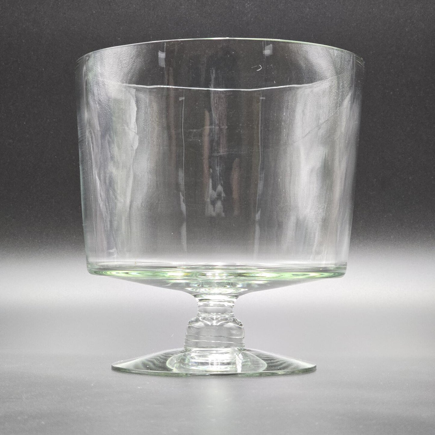Glass Footed Trifle Serving Bowl