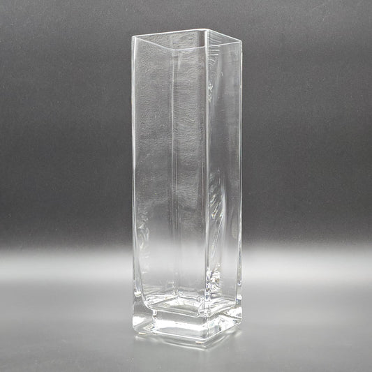 Tall Square Glass Vase