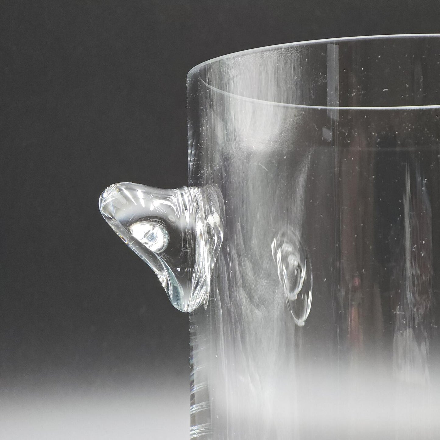 Vintage Glass Ice Bucket