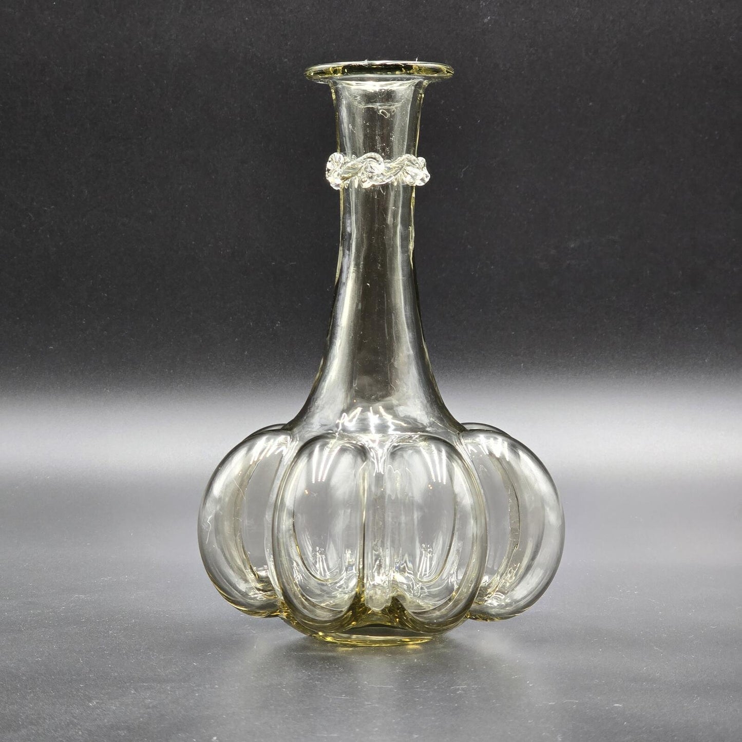 Theresienthal Crystal Pumpkin Carafe/Vase (Kürbisflasche)