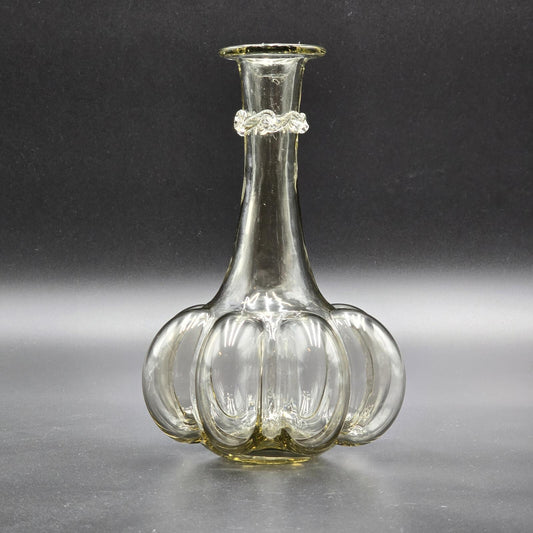 Theresienthal Crystal Pumpkin Carafe/Vase (Kürbisflasche)
