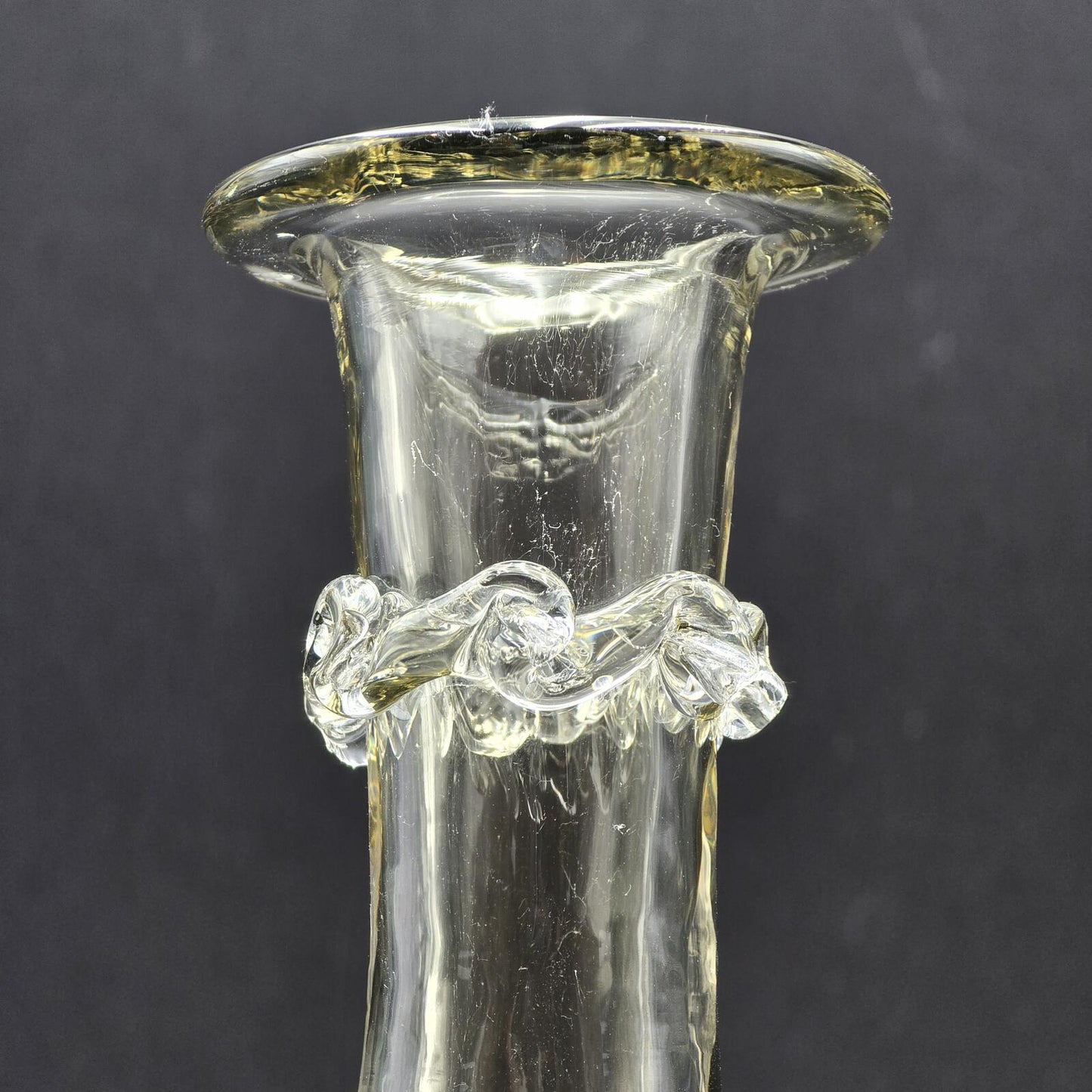 Theresienthal Crystal Pumpkin Carafe/Vase (Kürbisflasche)