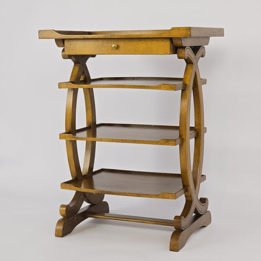 French Charles X Style Fruitwood Four-Tier Etagere