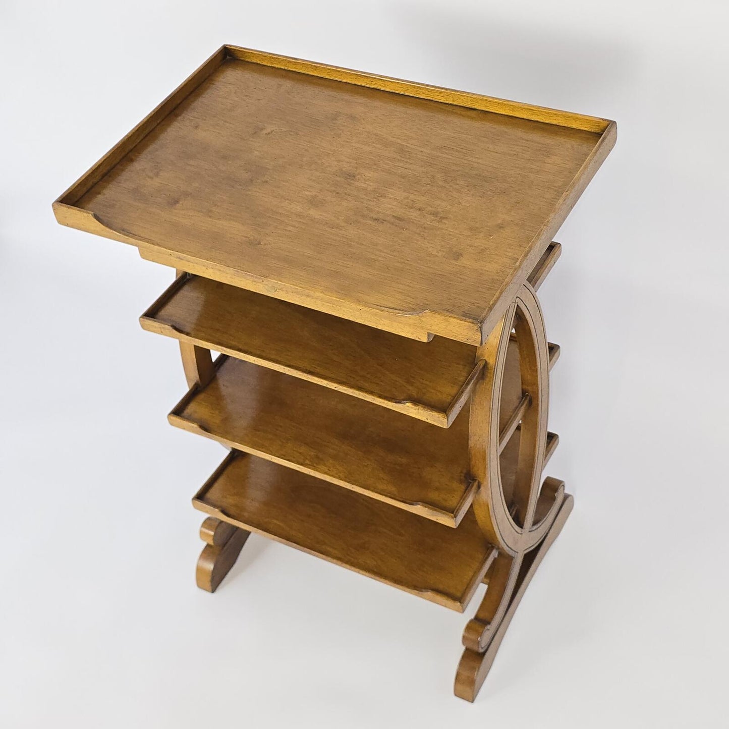 French Charles X Style Fruitwood Four-Tier Etagere