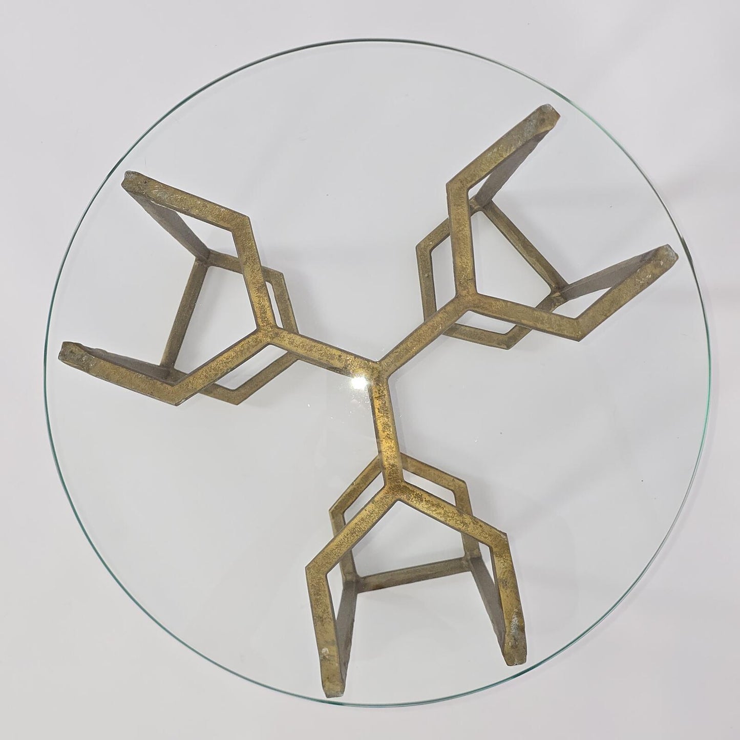 Four Hands "Naomi" Glass Side Table