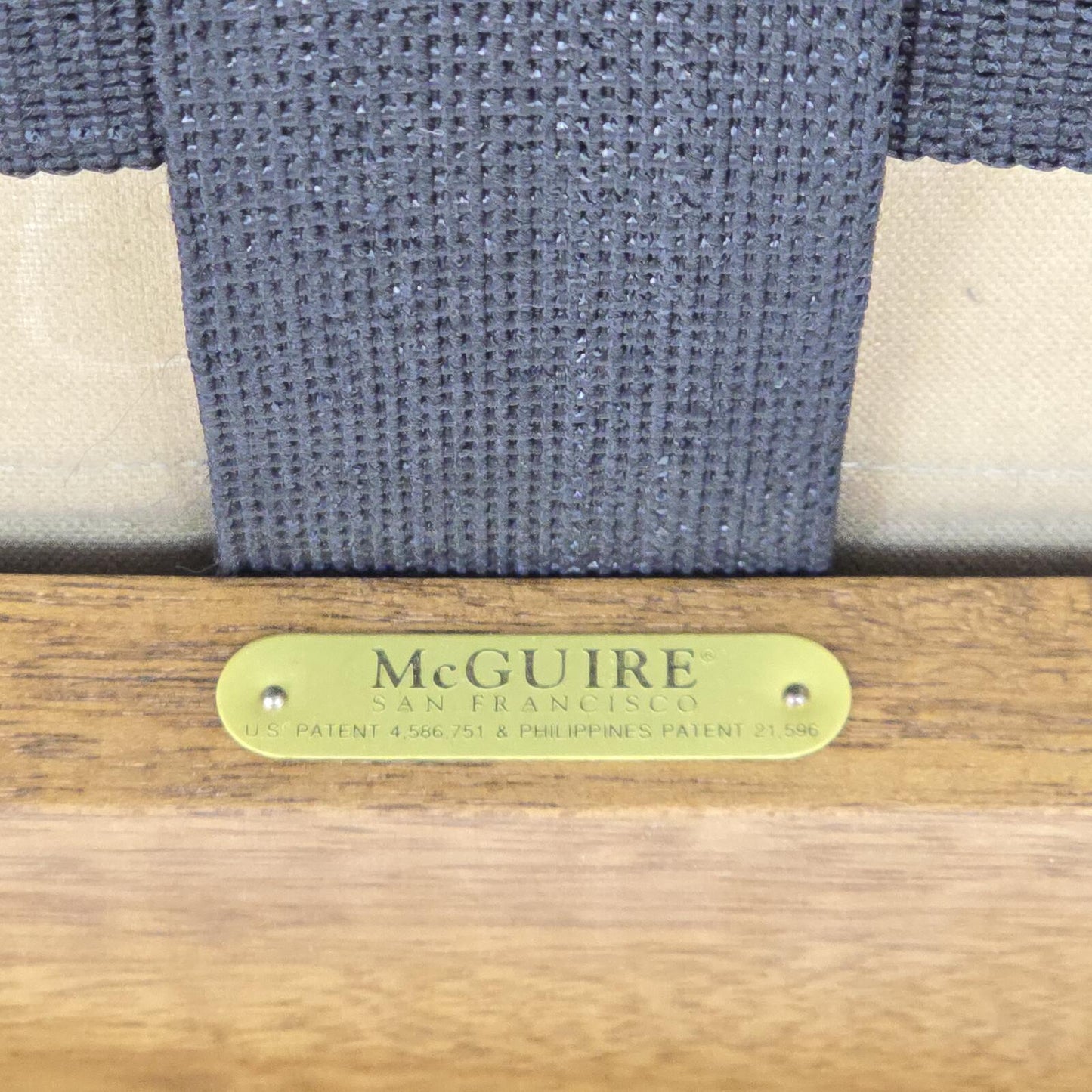 Coastal/Boho/Organic Modern "McGuire Furniture Co." Twisted Rattan Lounge Chair