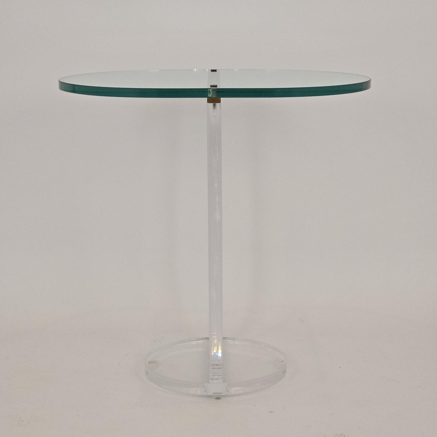 Aziz Designs Custom Glass/Lucite Accent Table