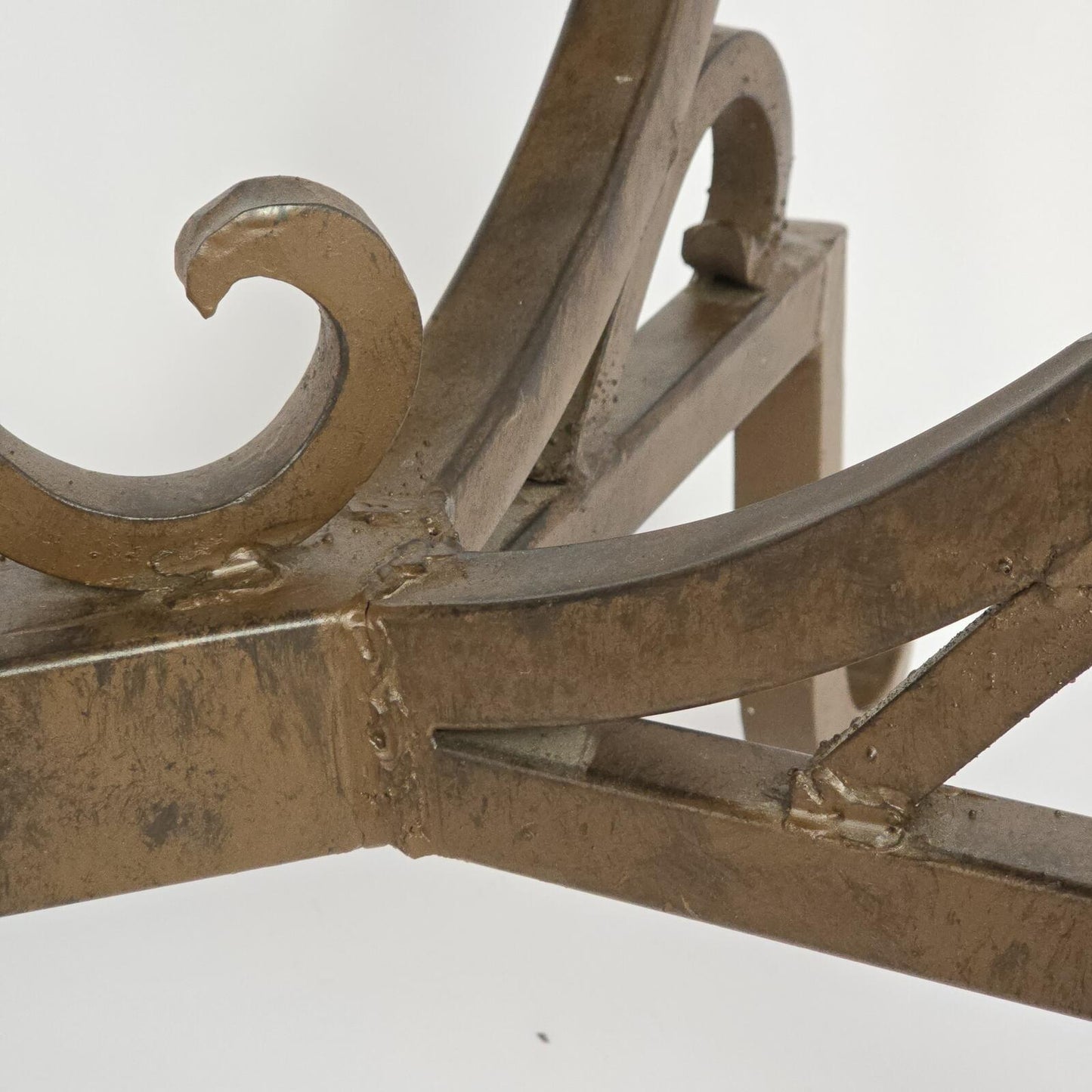 Mexports by Susana Molina Mesquite Wood and Iron Console Table