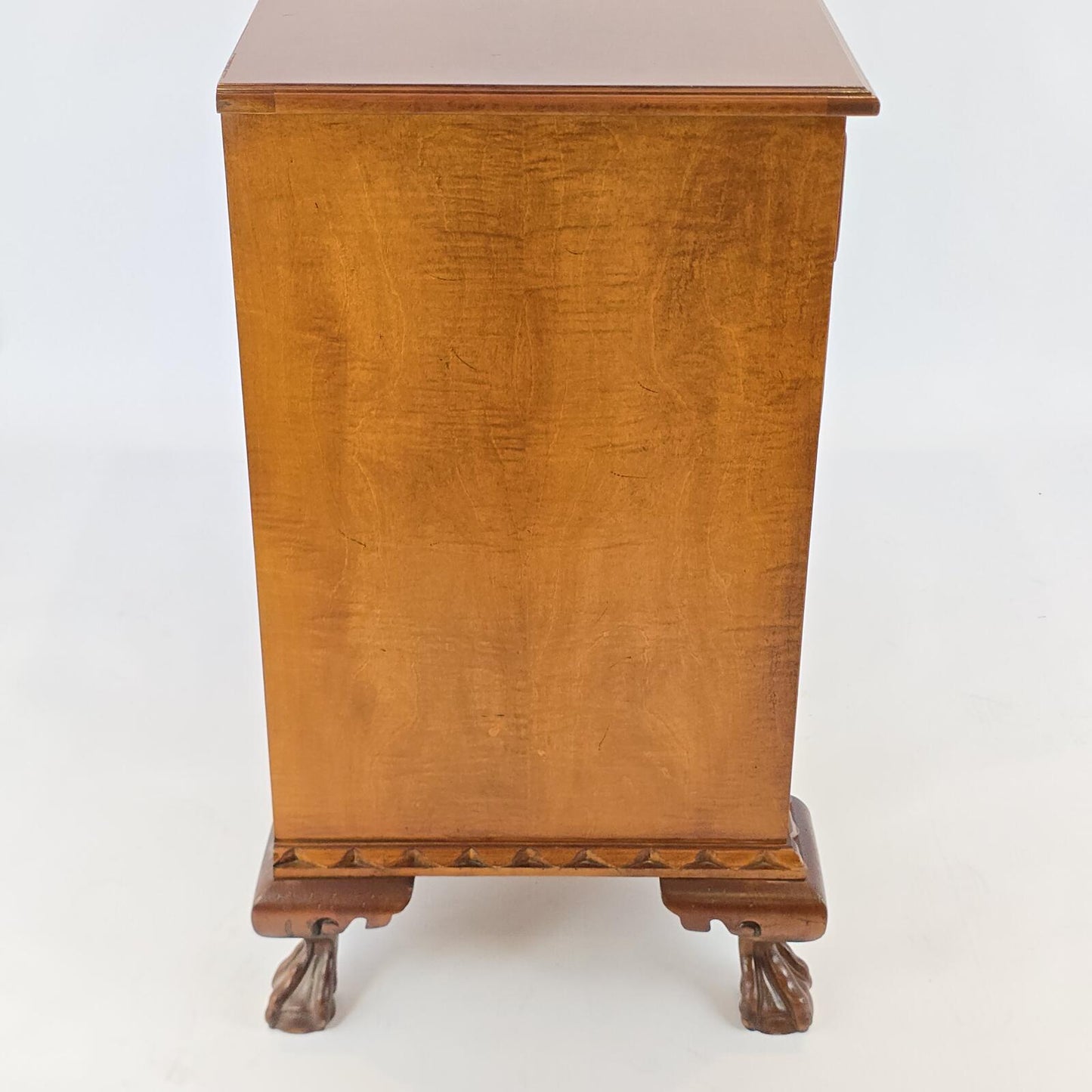 Vintage/Antique Kindel Tiger-Wood Chest of Drawers