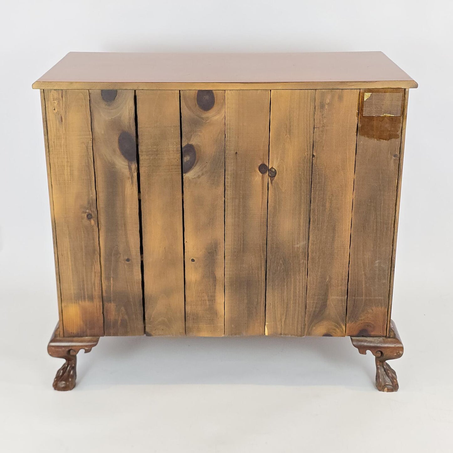 Vintage/Antique Kindel Tiger-Wood Chest of Drawers
