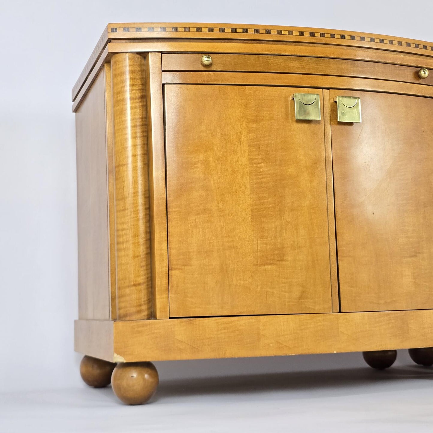 Hickory White "Genesis Collection" Biedermeier Style Cabinet Nightstands