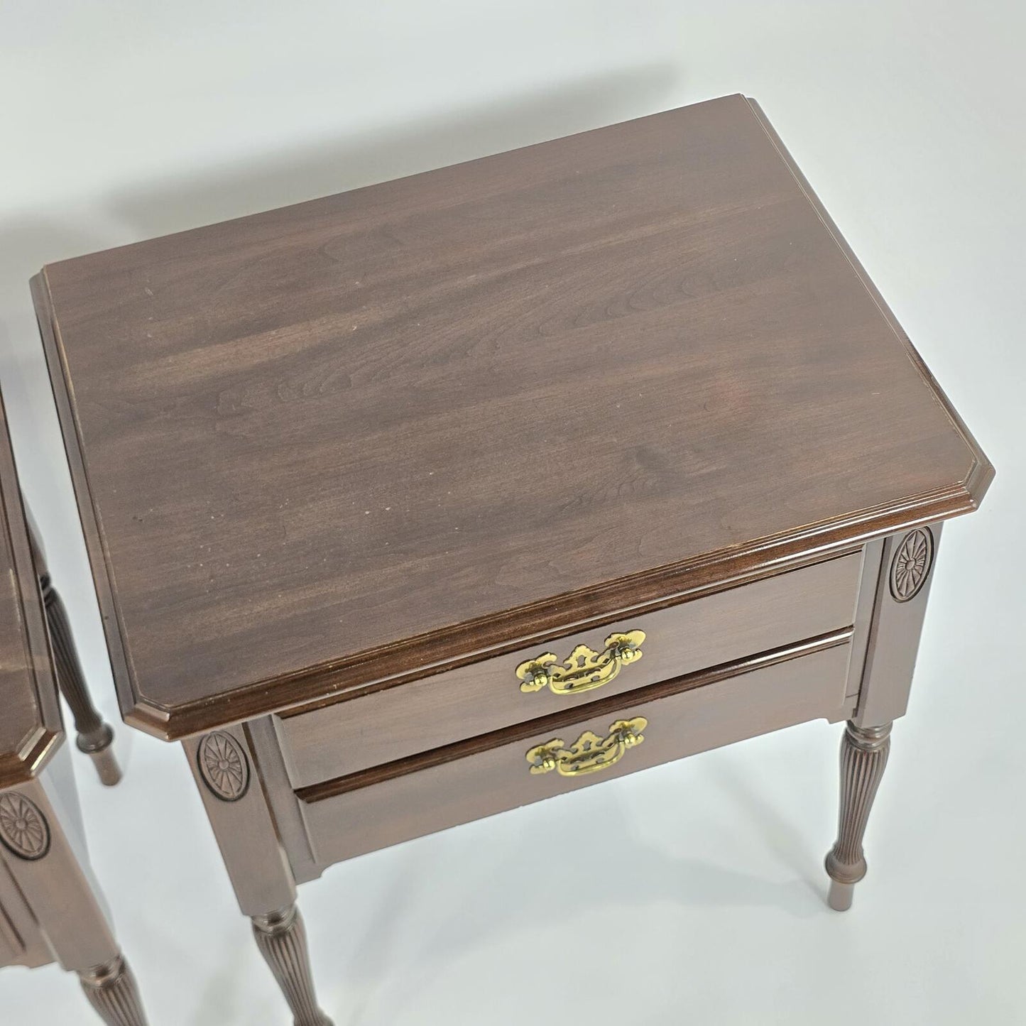 Vintage Ethan Allen "Georgian Court" Two-Drawer Nightstands - Buy 1 get 1 Free