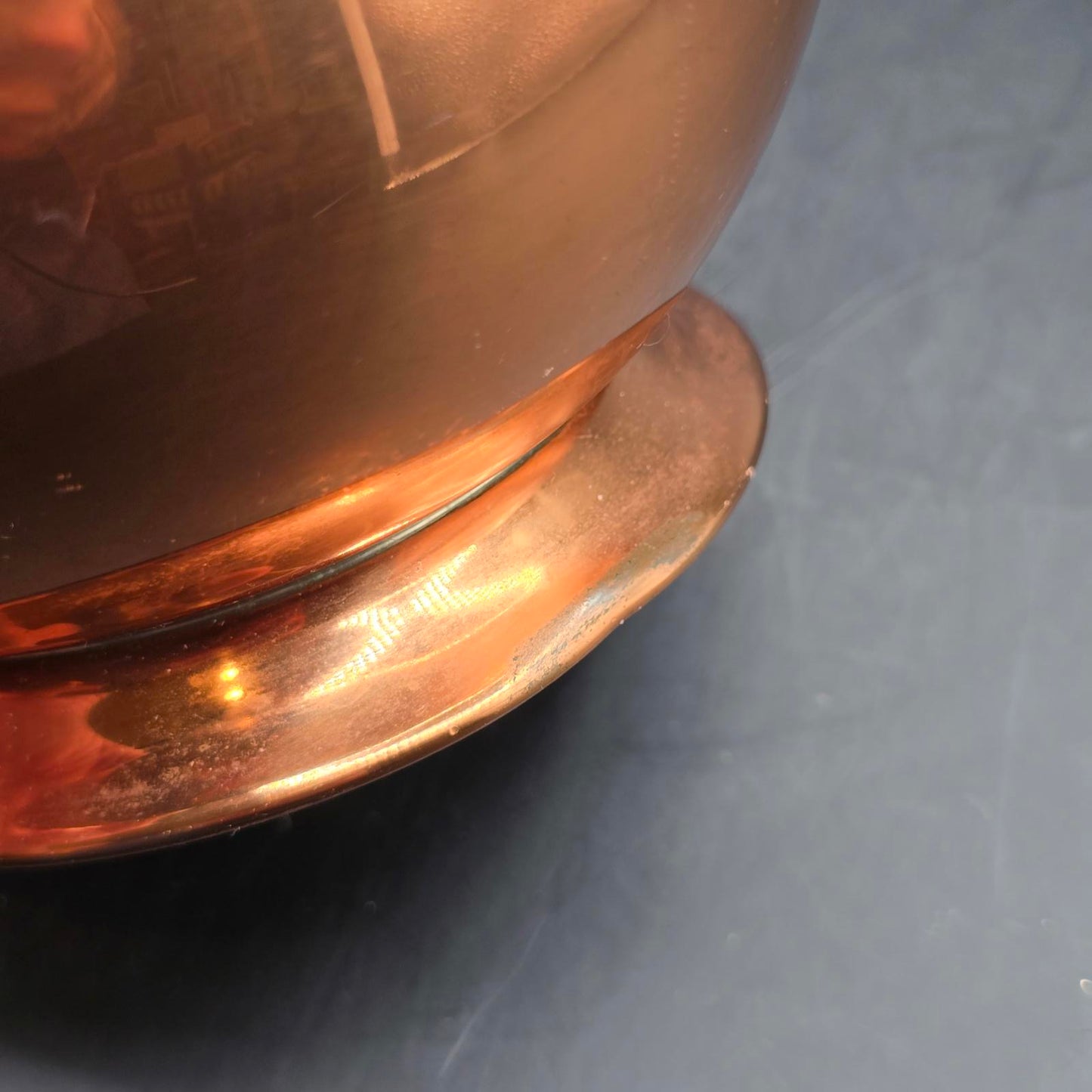 Vintage Coppercraft Guild Solid Copper Violet Bowl