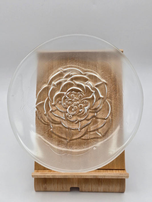 Vintage litalla Villiruuso, Wild Rose, Glass Dish