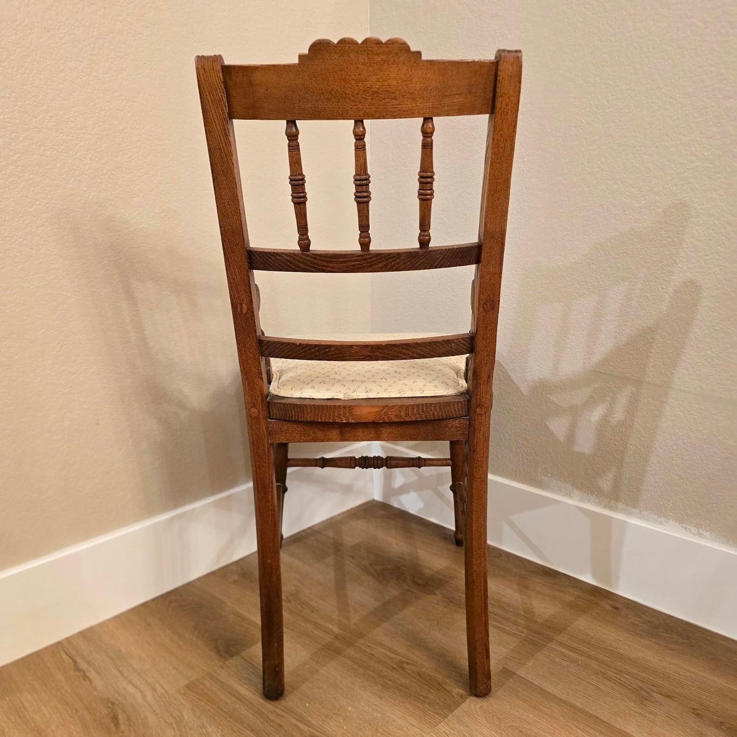 Antique Pressed Back, Victorian Accent Chair