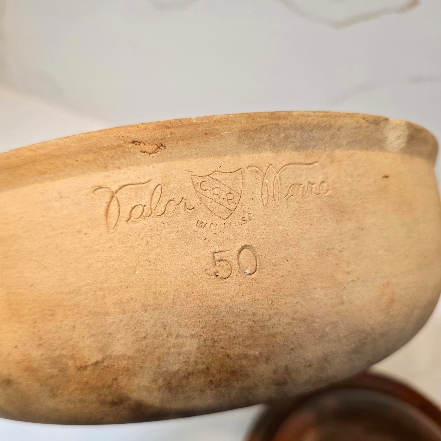 Vintage Vallauris Terracotta Daubiere/Lidded Casserole -Made in France