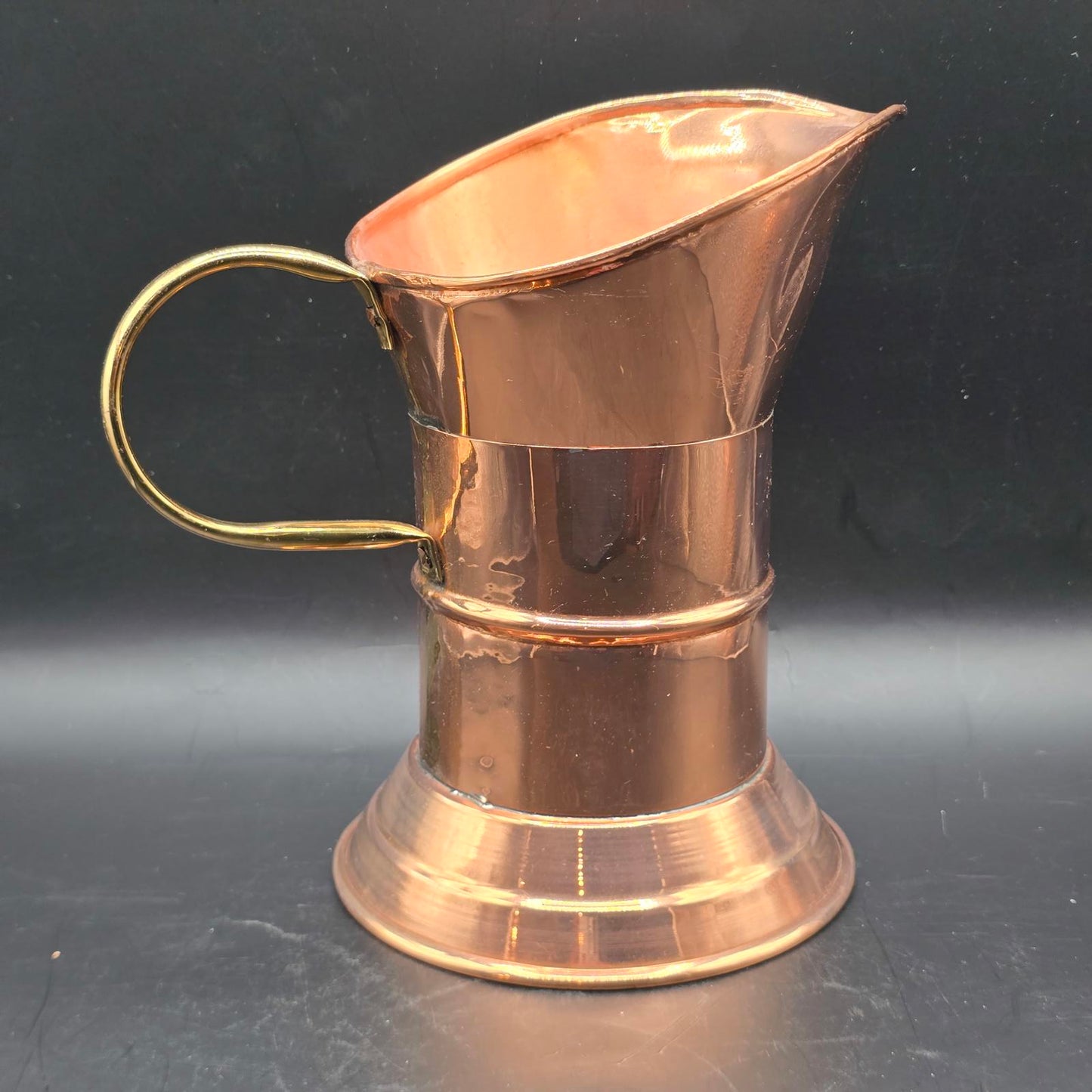 Vintage Solid Copper and Brass Pitcher