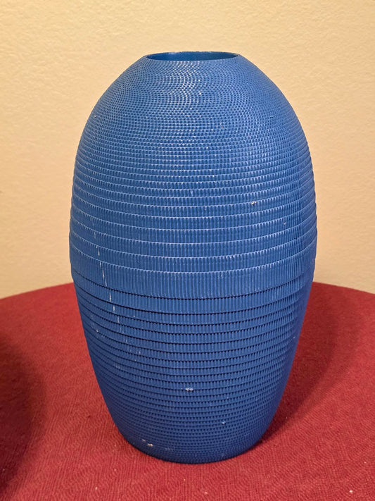 Vintage Flute of Chicago Corrugated Cardboard Vase - 17" T