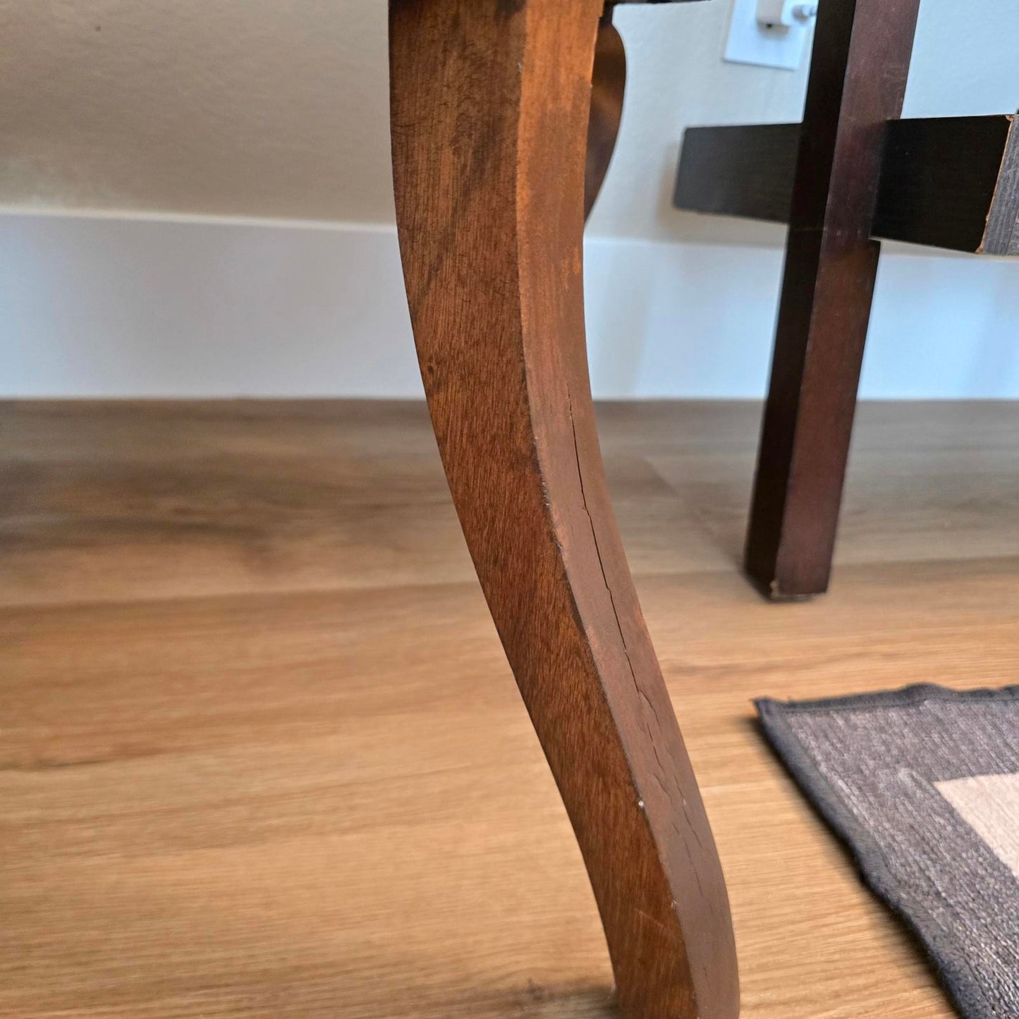 Antique English Regency Carved Walnut Settee/Bench