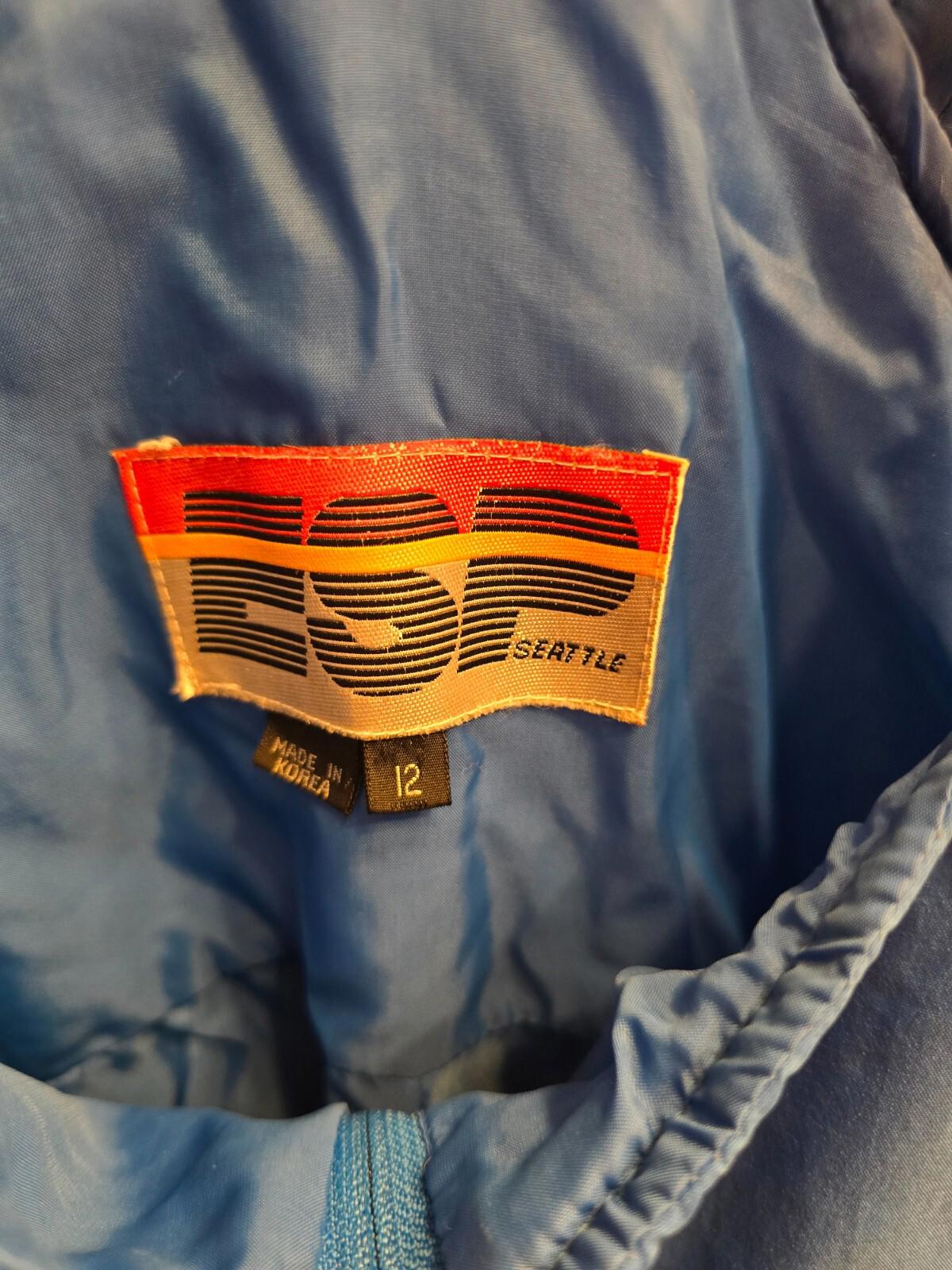 Ellesse Vintage Blue/White Designer Women's Ski Set