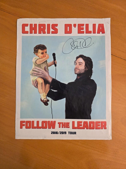 Signed Chris D'Elia Poster