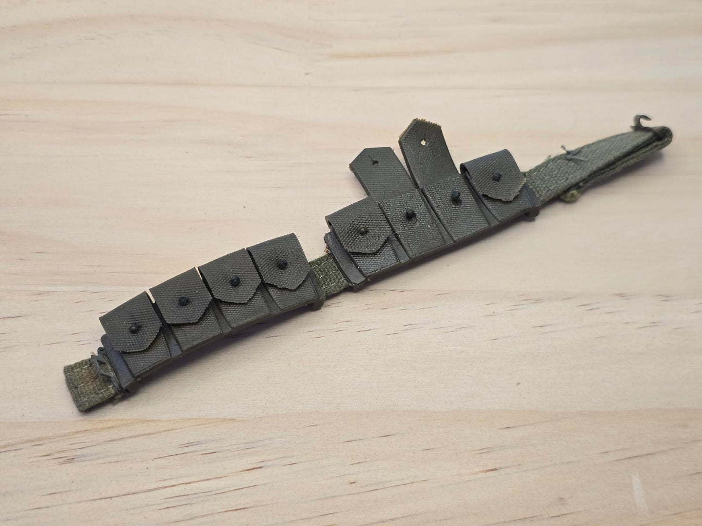 Vintage G.I. Joe Green Cartridge Ammo Belt