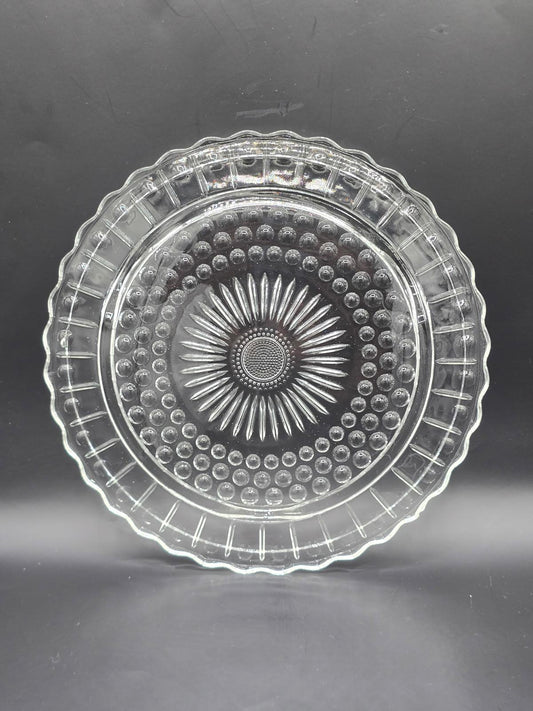 Vintage Federal Glass Company 11" Footed Serving Platter