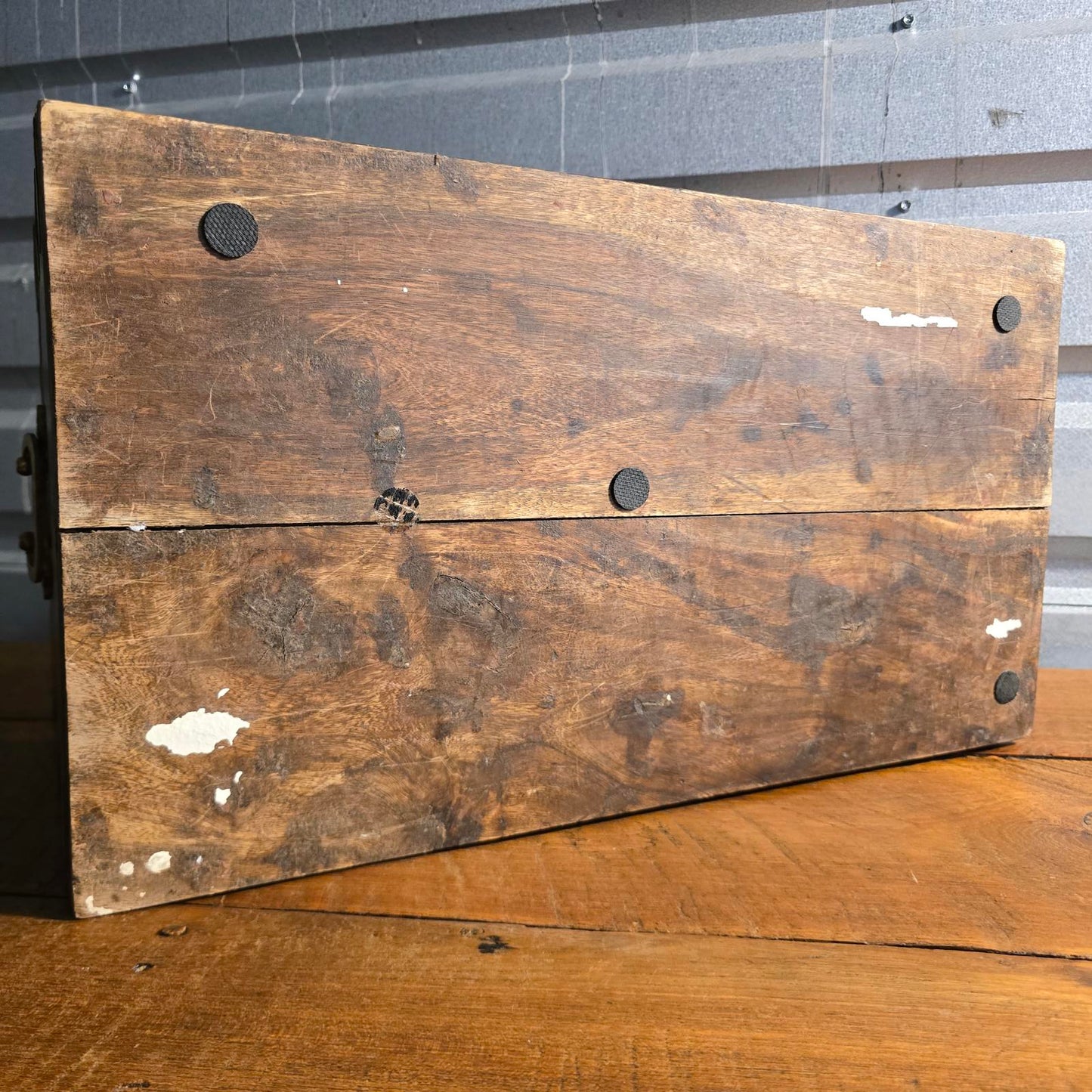 Antique Georgian Walnut and Brass Coffer/Chest