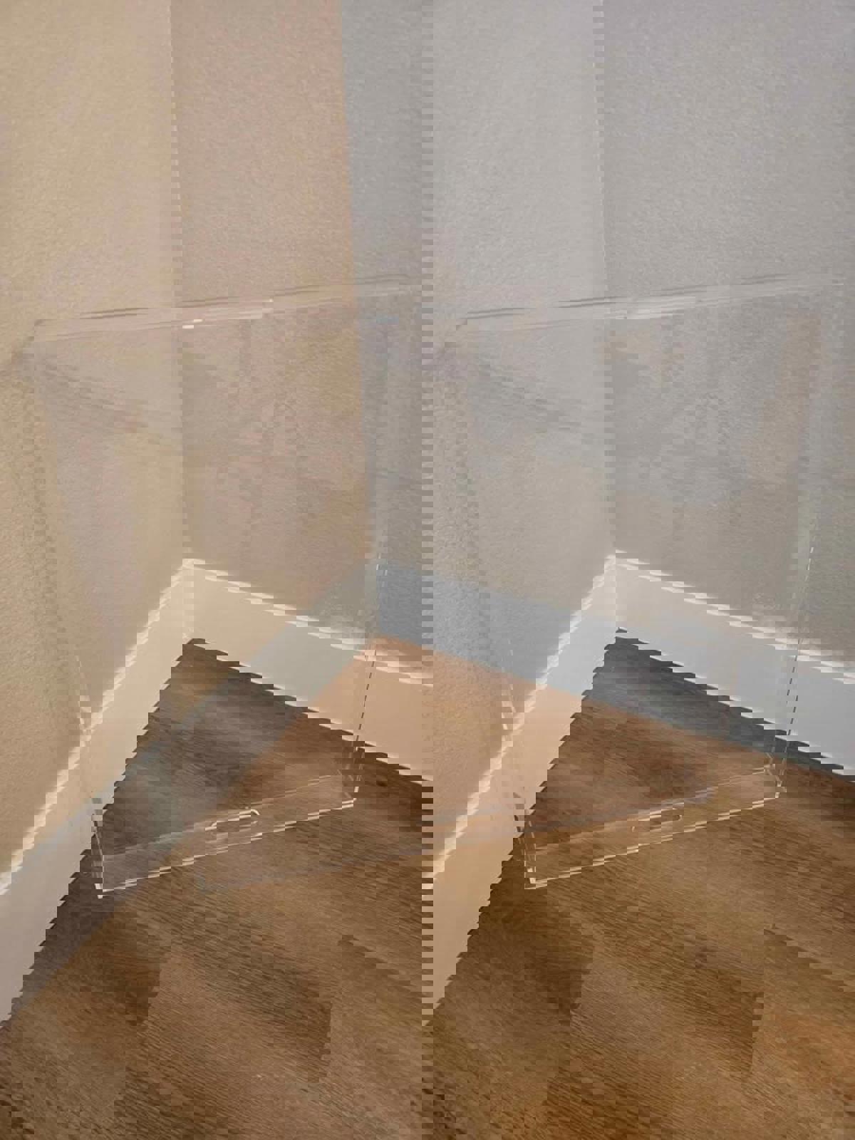 Great, Extra-large Acrylic Square Tray with Handles