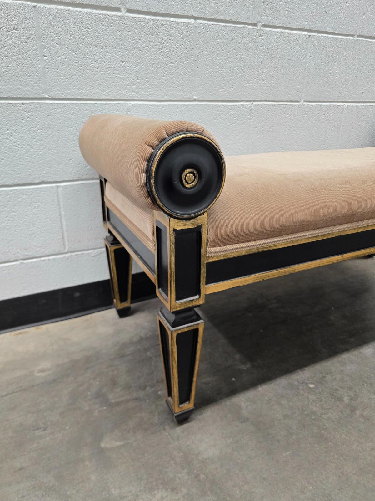 Nancy Corzine Hollywood Regency Bench