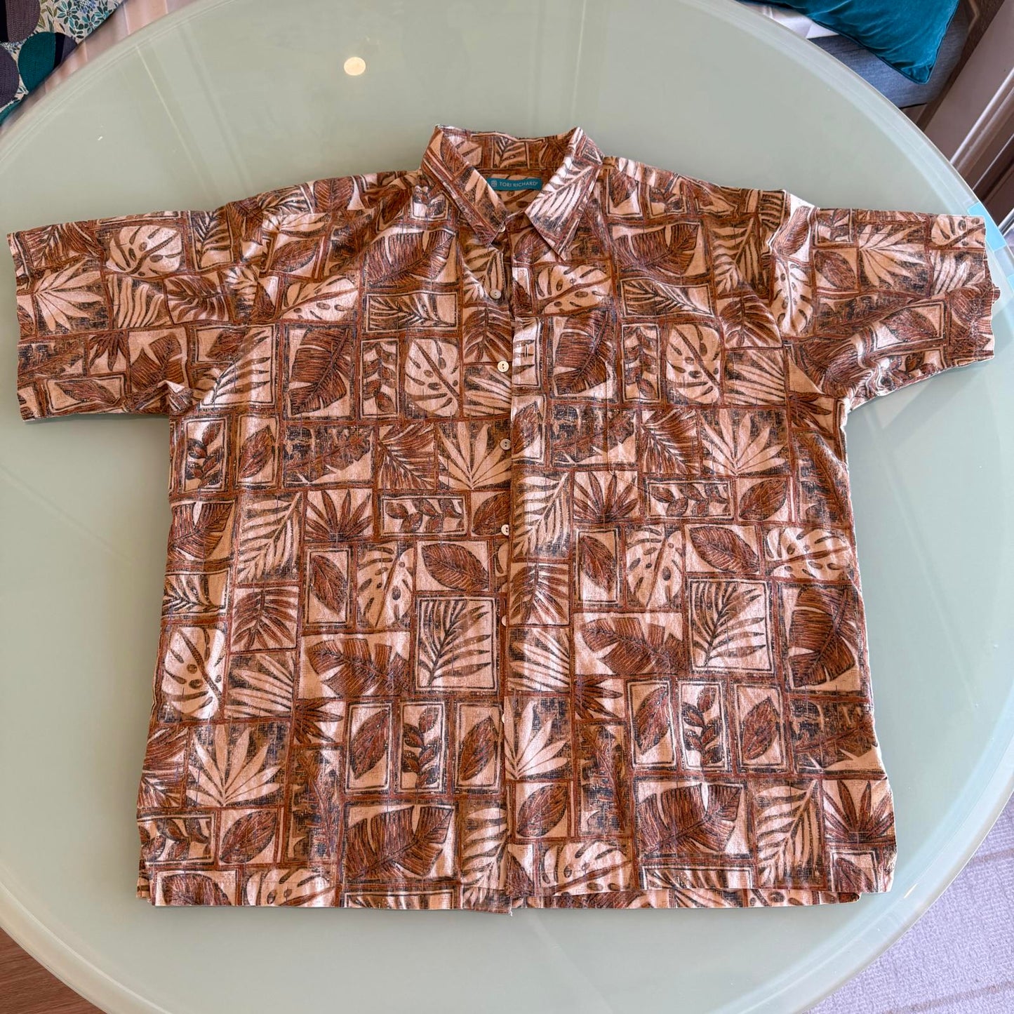 Tori Richard Men's Short Sleeve Hawaiian Shirt