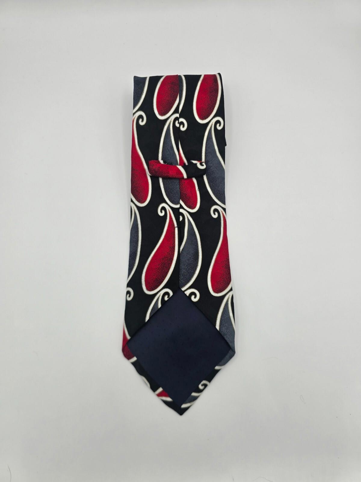 Men's Tie - Red/Black/Grey