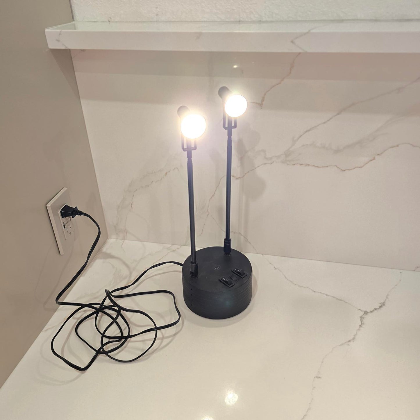 Luxo "Sciopticon" Twin Telescopic Table Lamp