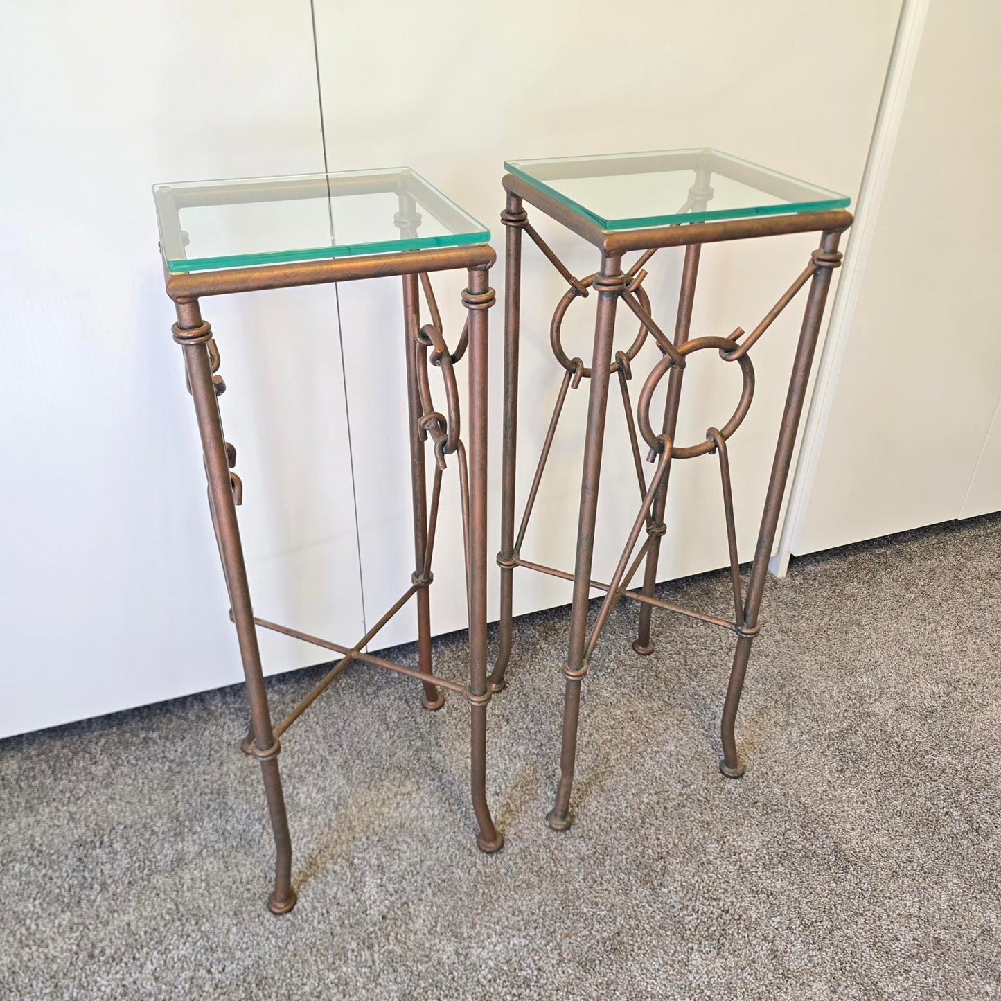 Pair of Tables in the French Neoclassical Style of Giovanni Banci for Hermes