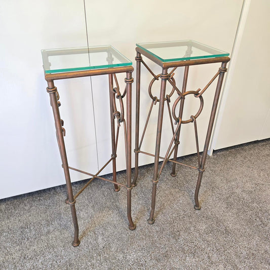 Pair of Tables in the French Neoclassical Style of Giovanni Banci for Hermes