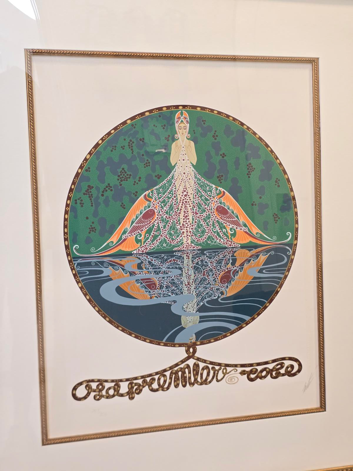 ERTÉ "The First Dress" Hand-signed Serigraph