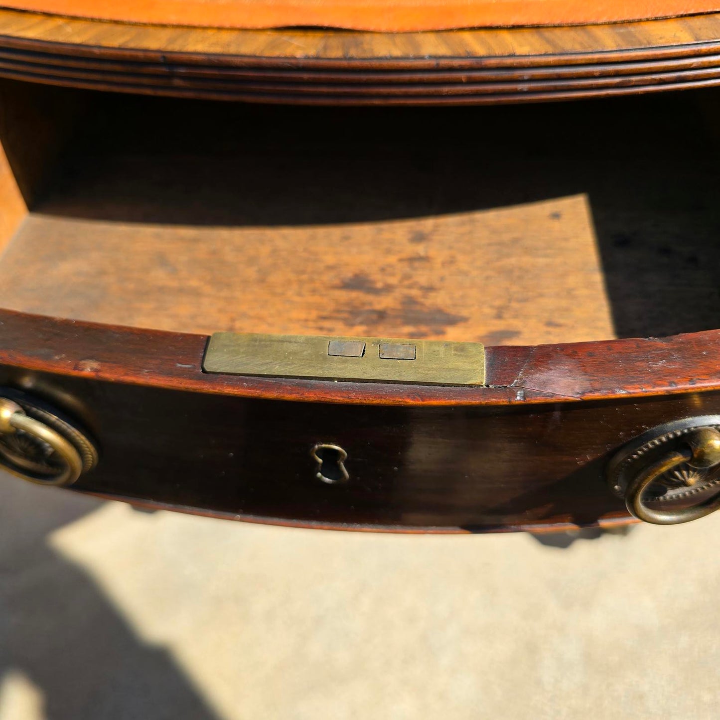 Antique Georgian Style Drum Table